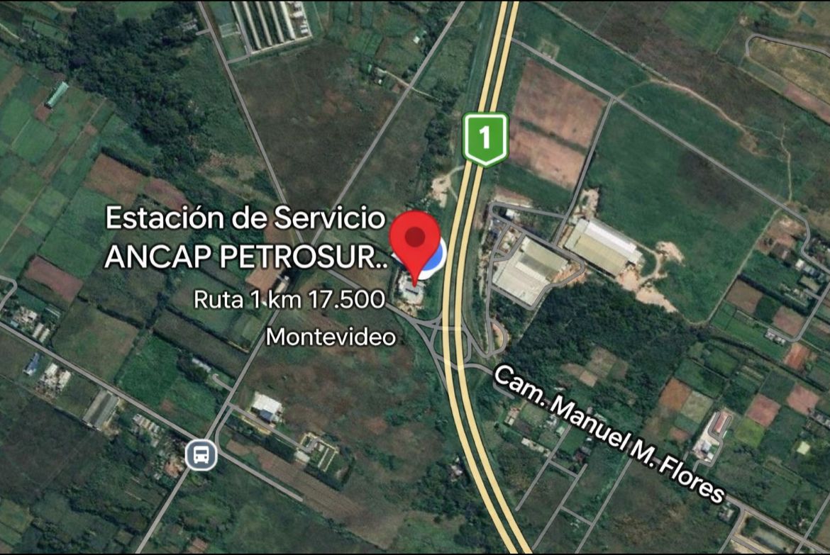 Ubicación de UnoMotors en ANCAP Petrosur